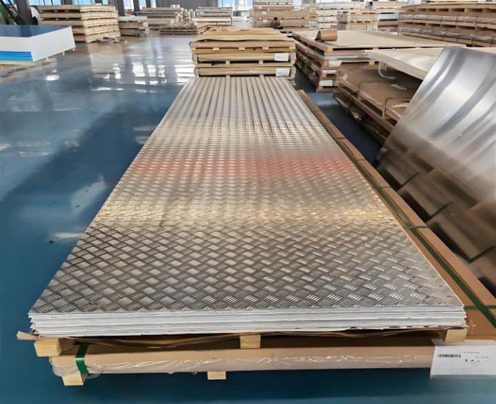 Marine 5052 Anti-Slip Checkered Aluminum Plate Marine 5052 Anti-Slip Checkered Aluminum Plate